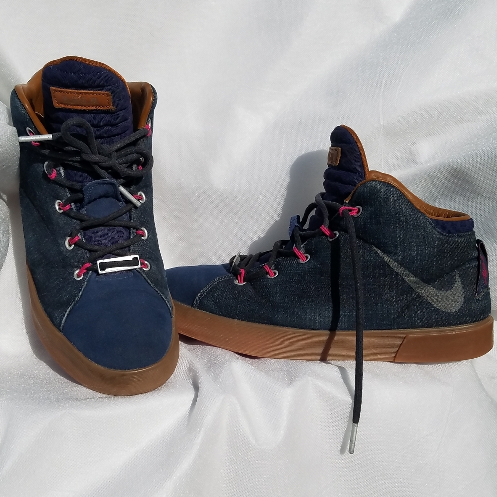 Nike Lebron XII Lifestyle QS denim hi-tops